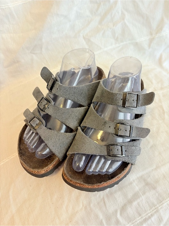 betula by birkenstock Shoes - Betula Gray Florida Triple strap Birk sandals 38